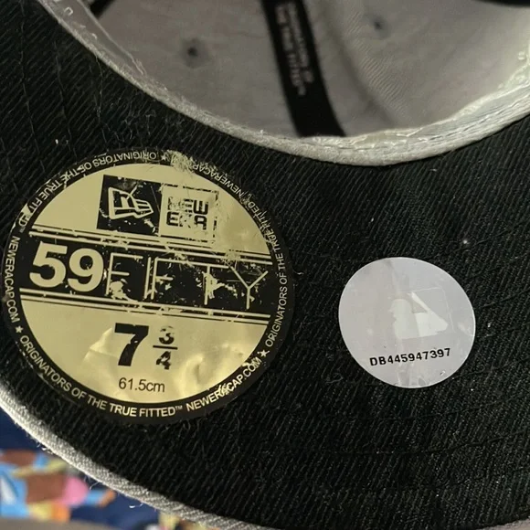 🟪 2 for 53 🟪 Grey Fitted hat NY - Picture 3 of 4